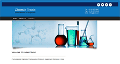 Desktop Screenshot of chemietrade.com